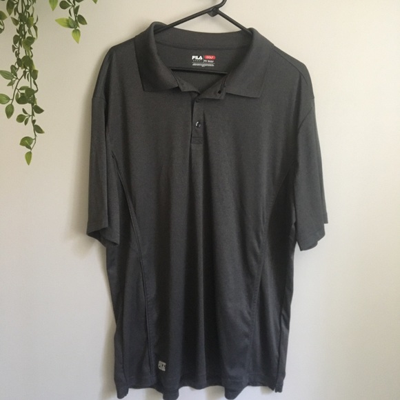 Men’s FILA Golf Performance Polo, Gray, size XXL - Picture 1 of 6